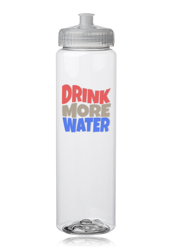 32 oz. Poly-Clear Plastic Water Bottles 7