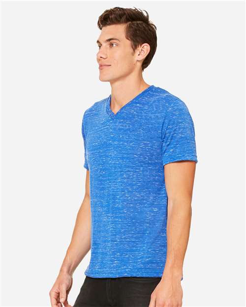 Unisex Textured Jersey V-Neck Tee - 3655 27