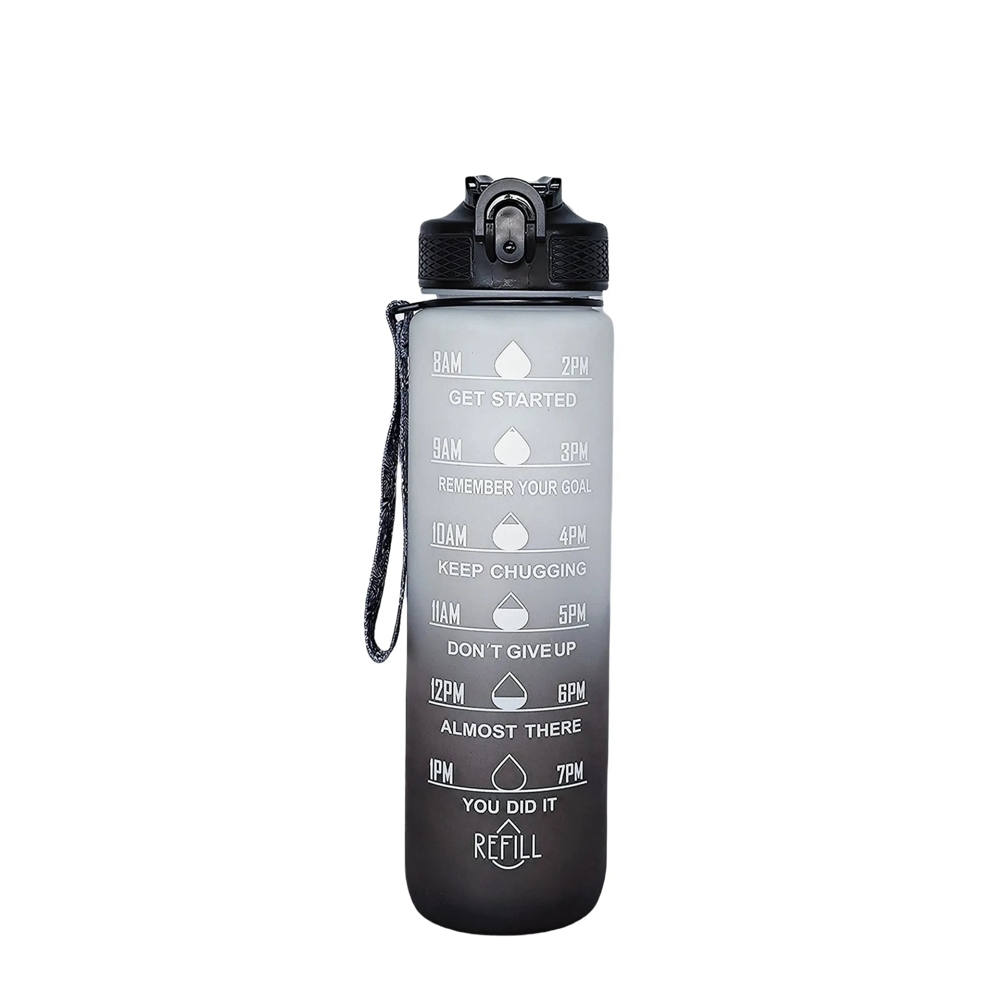 MOQ 34oz Durable Water Bottles Motivational with Time Marker 3