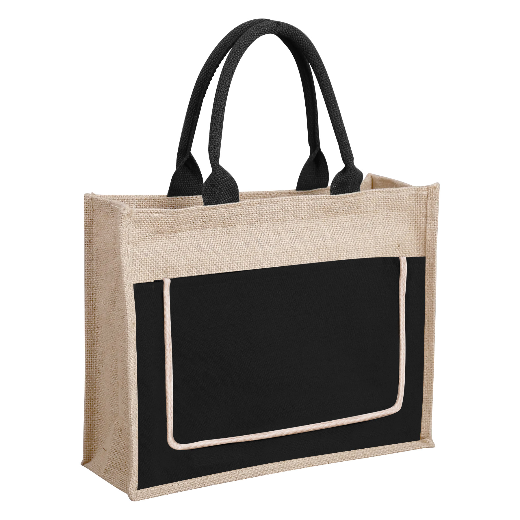 Jute Beach Tote Bag, custom tote bag with logo imprint 2