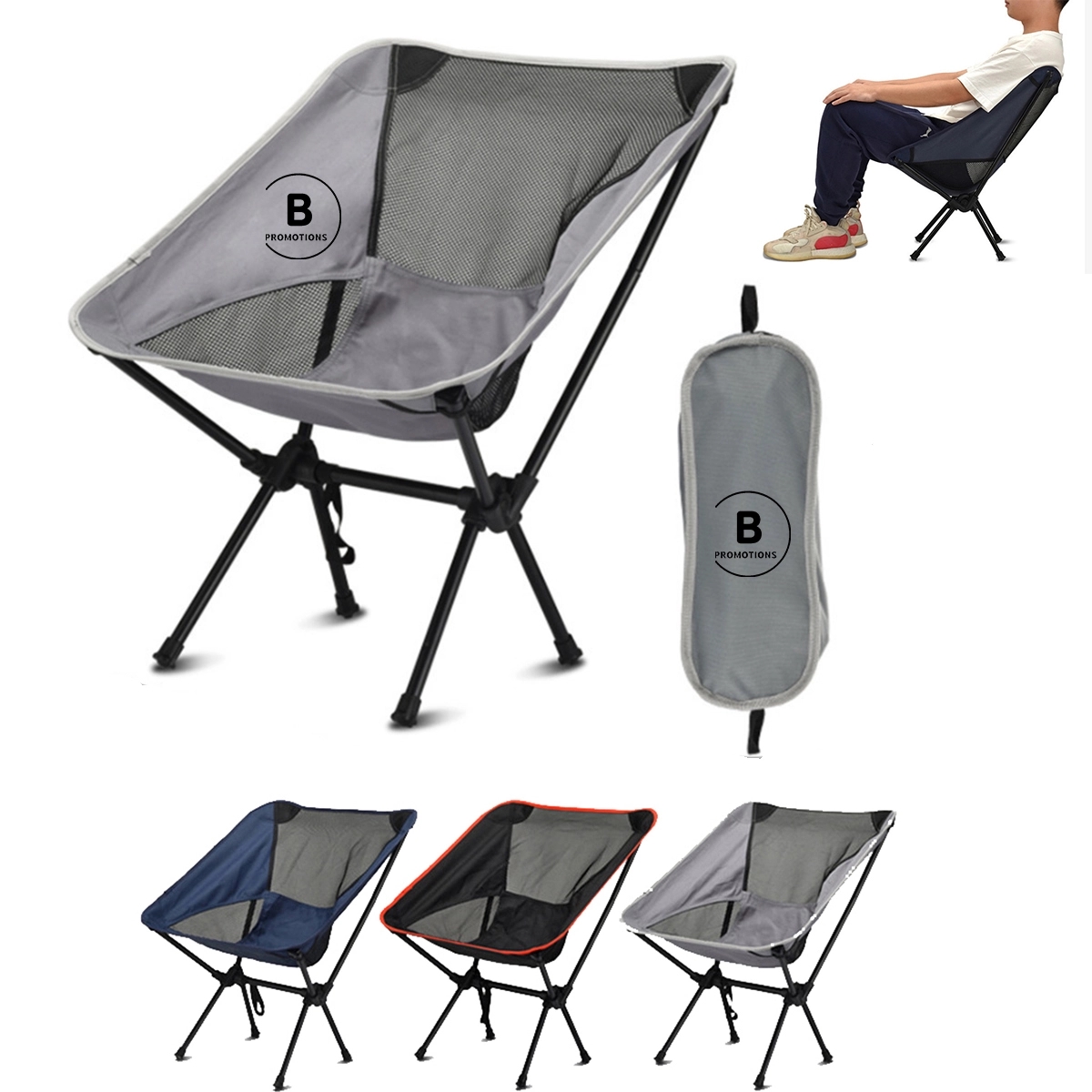Ultra Light Portable Folding Outdoor Camping Beach Chair 2