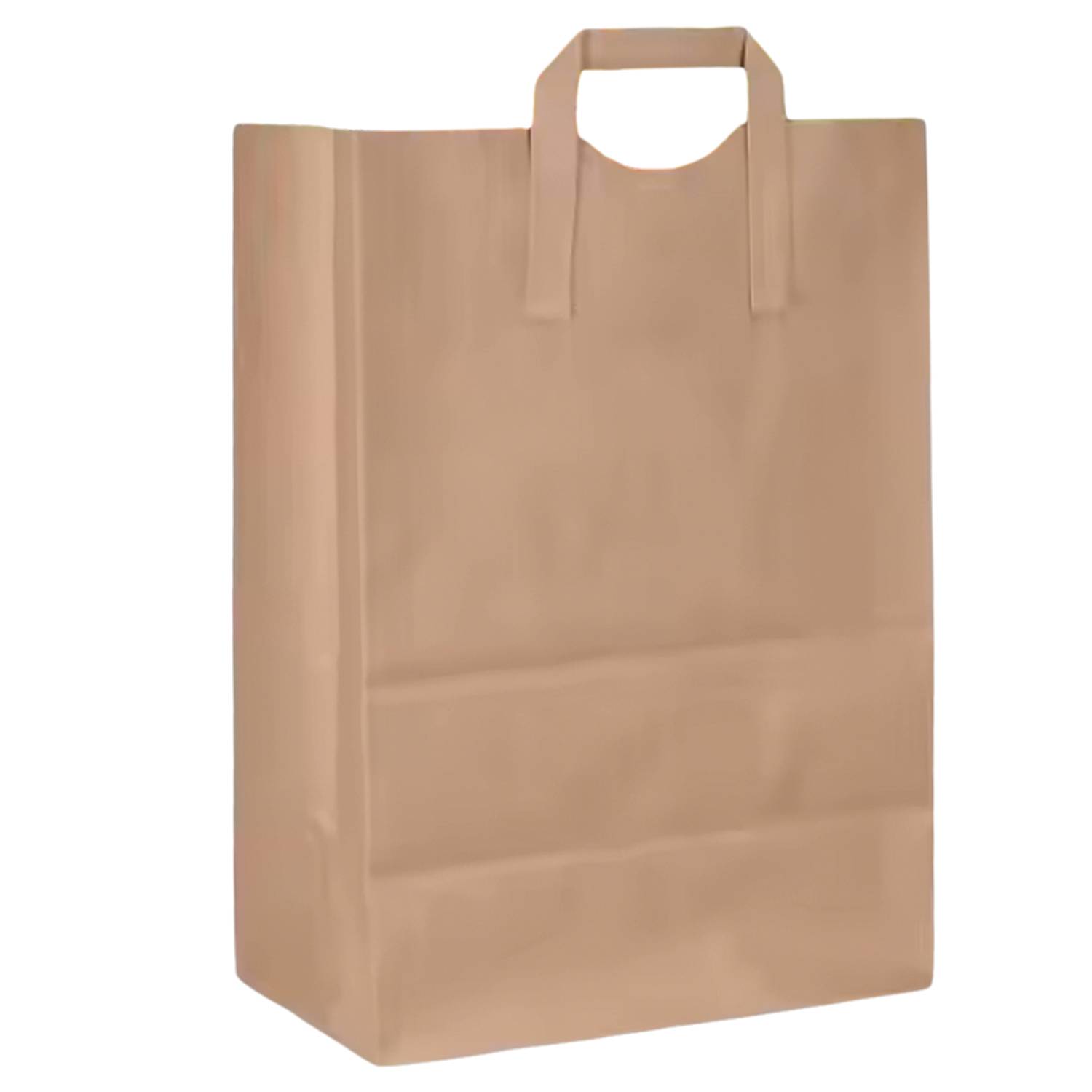 Brown Paper Shopping Bags w/Handles 3