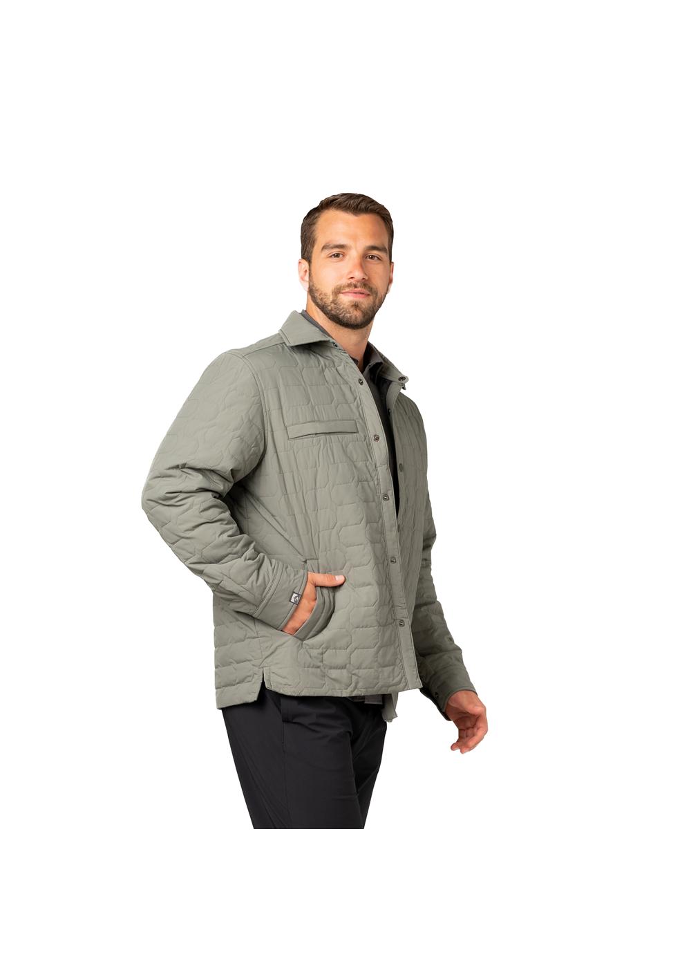 Storm Creek Men's Artisan 100 GSM Insulated Quilted Shirt Jacket 6