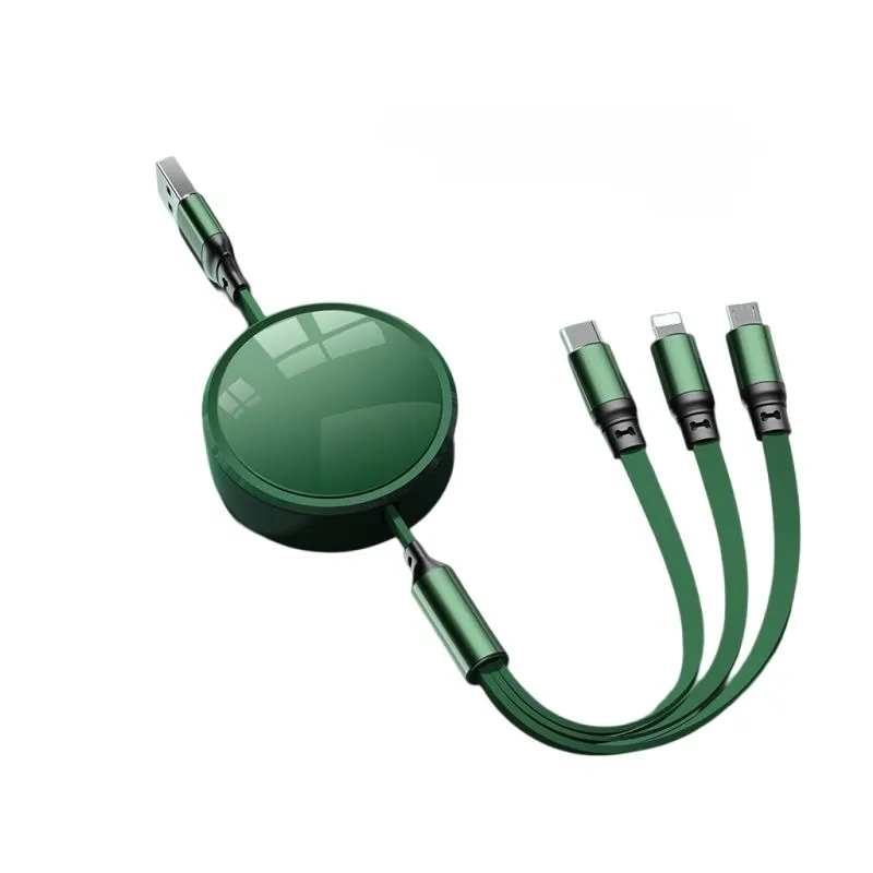 120W 3-in-1 Retractable Charging Cable 6