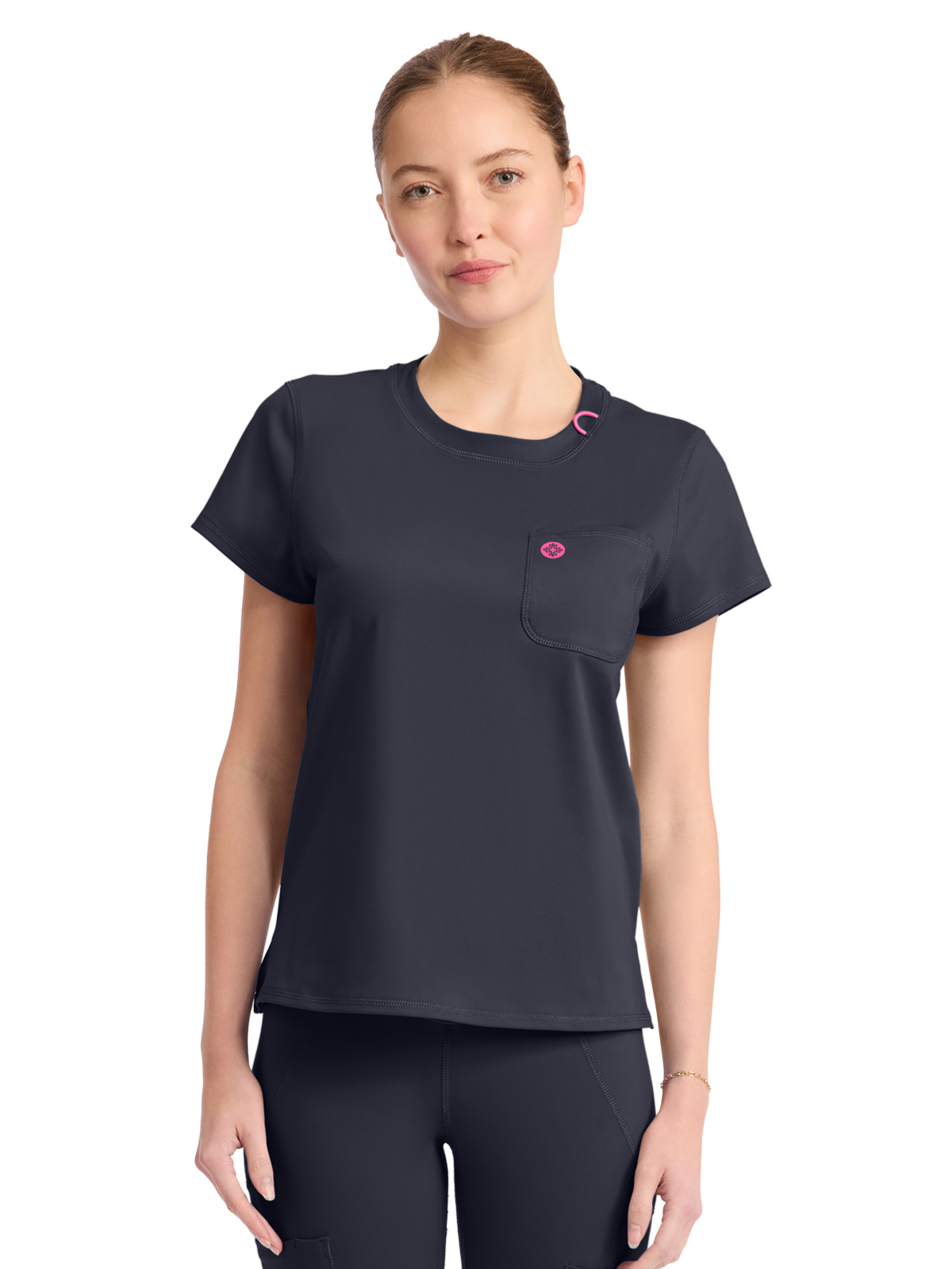 Med Couture - MC AMP KNIT - Women's 2-Pocket Crew Neck Tee 13