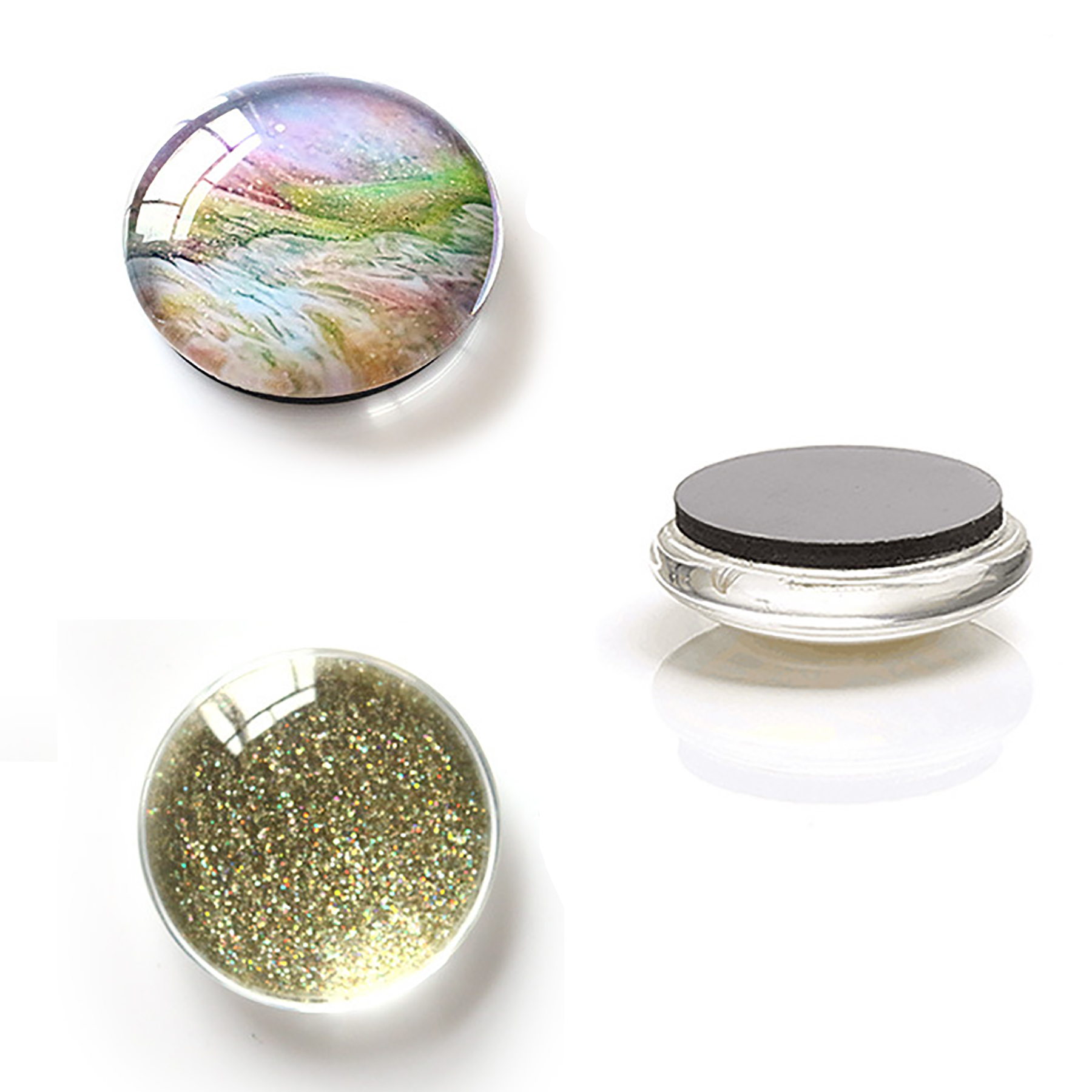 Crystal Glass Fridge Magnet