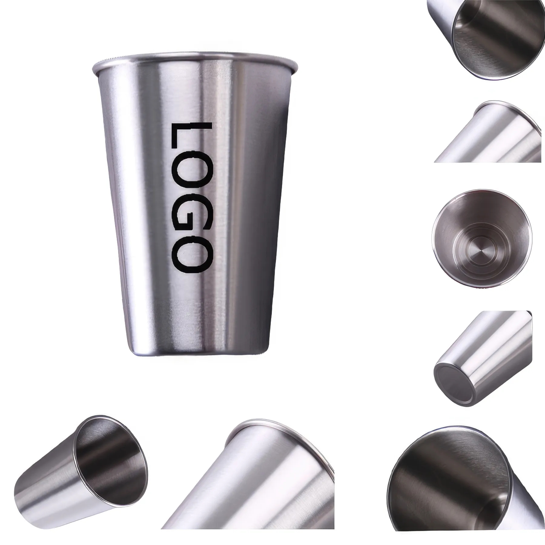 16 OZ Stainless Steel Pint Cup 1