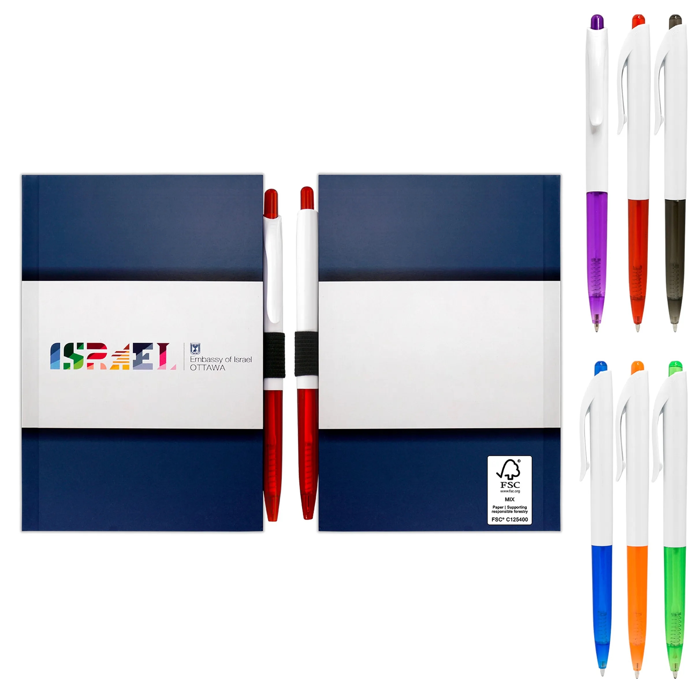 4" x 6" Perfect Paper Cover Notebook with Pen 1