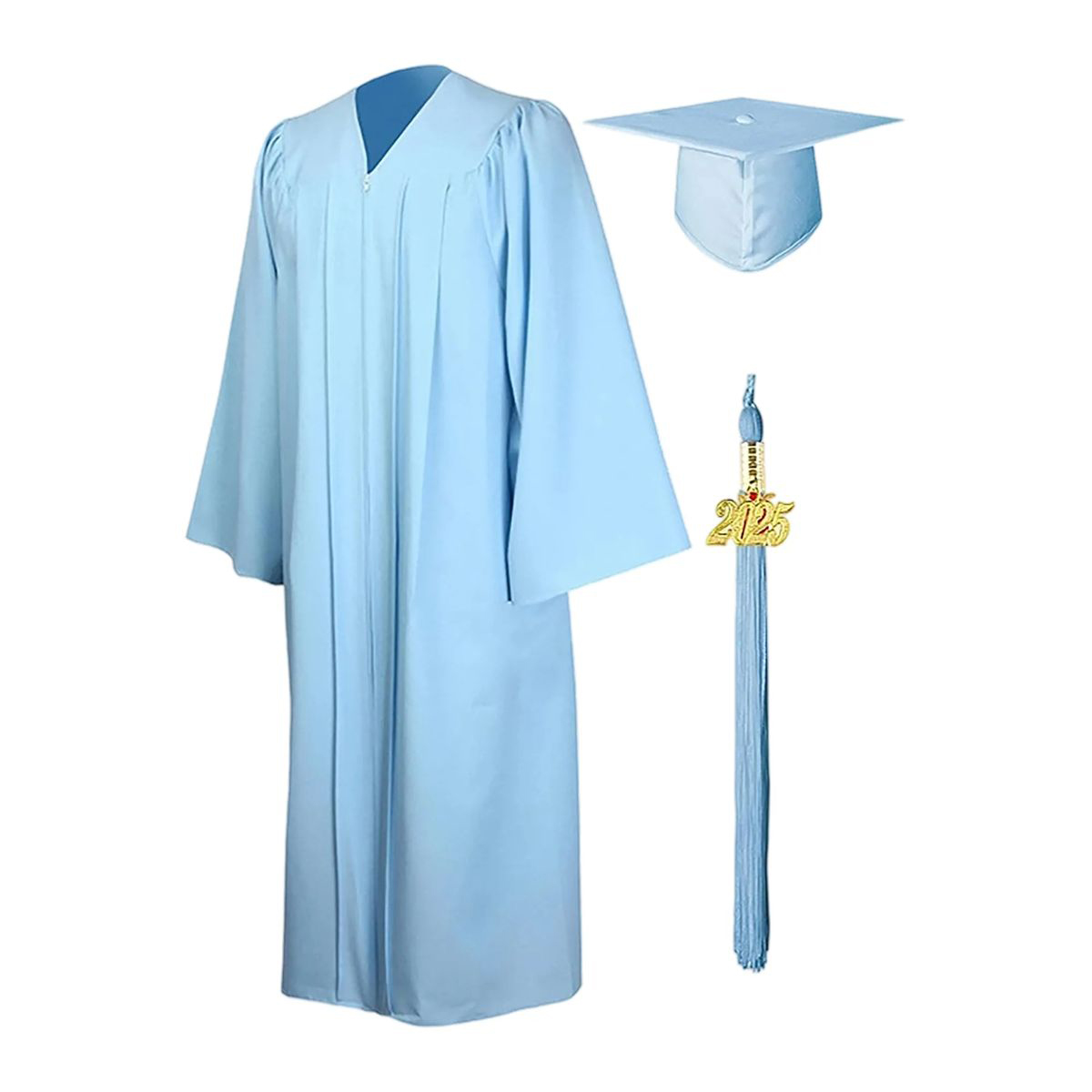 Durable Polyester Graduation Outfit with Tassel Included 1