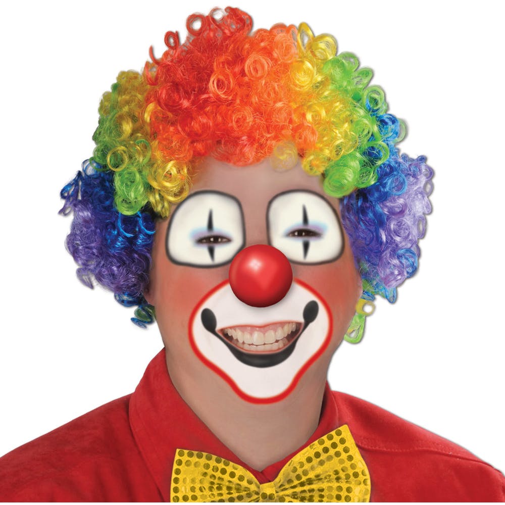 Rainbow Clown Wigs - One Size 2