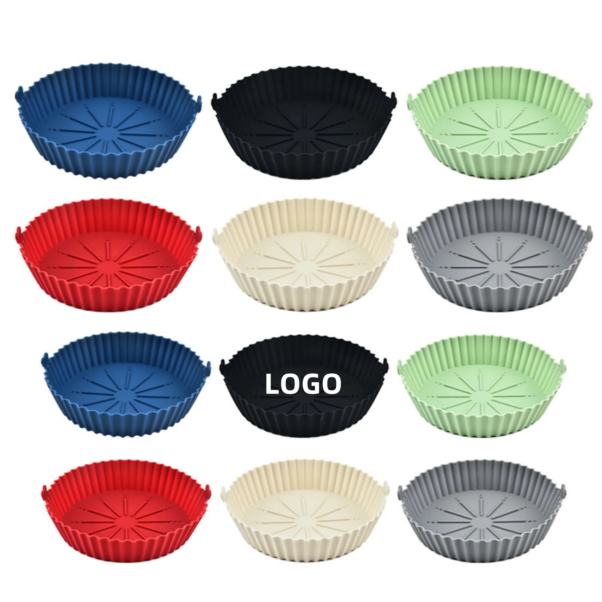 Custom Air Fryer Silicone Baking Pan 2