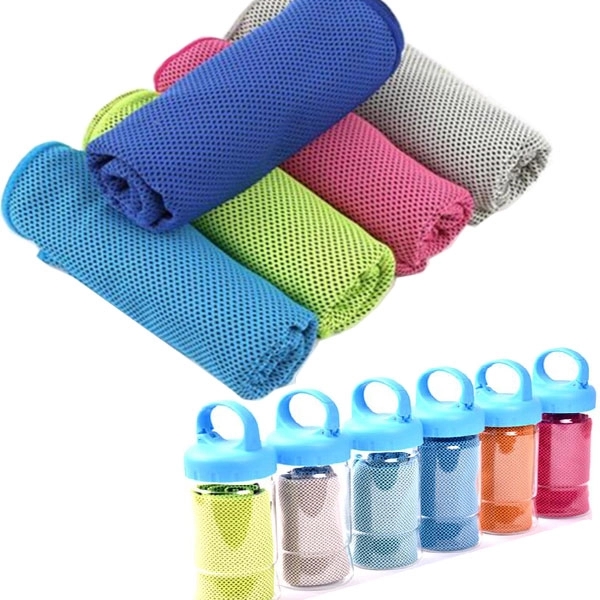 Cooling Towel In Carabiner Case 4