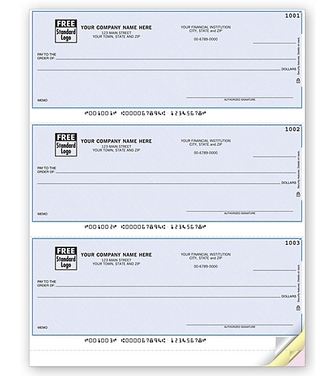 Laser 3-on-a-page check 3
