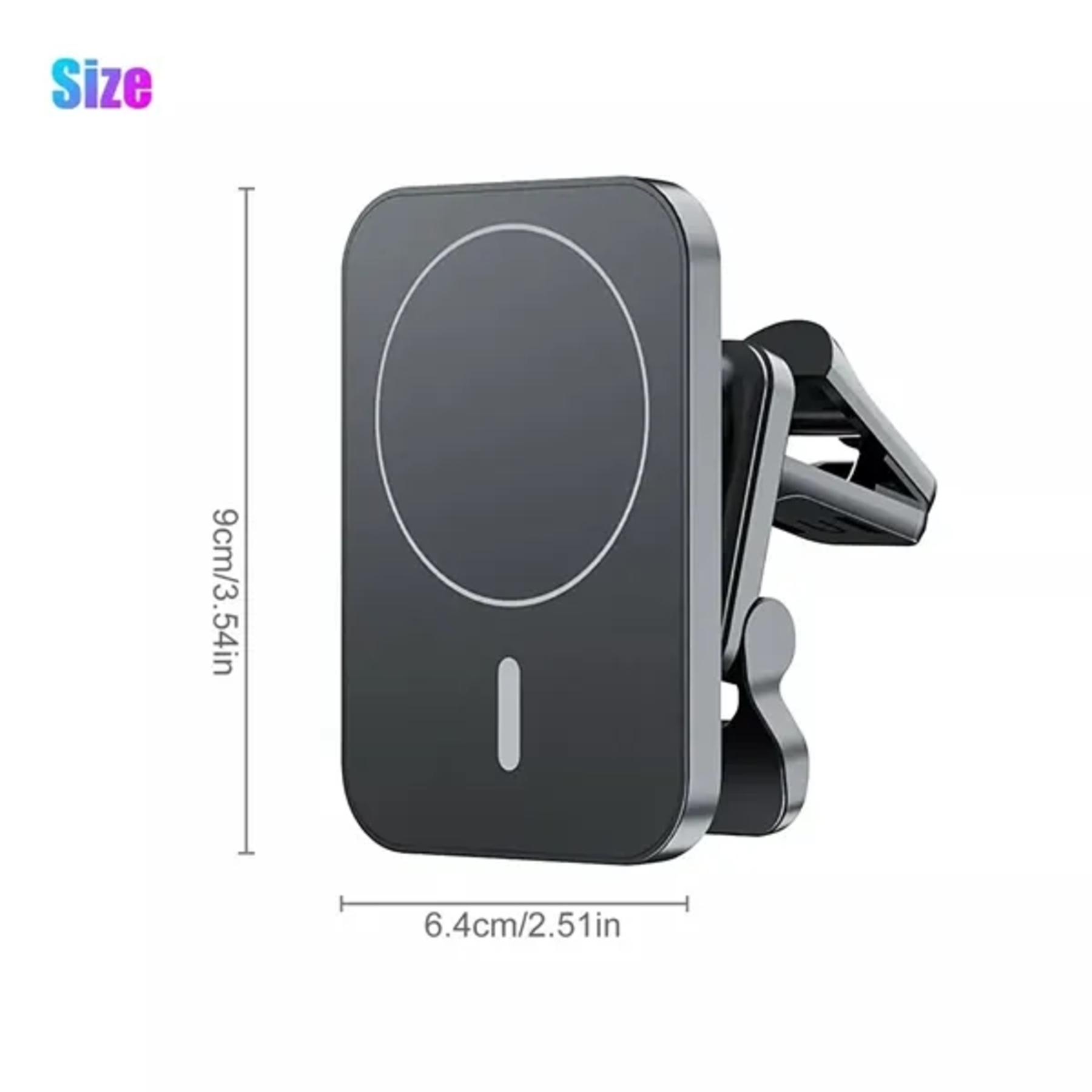 Magnetic Car Wireless Charger Mount Holder 1