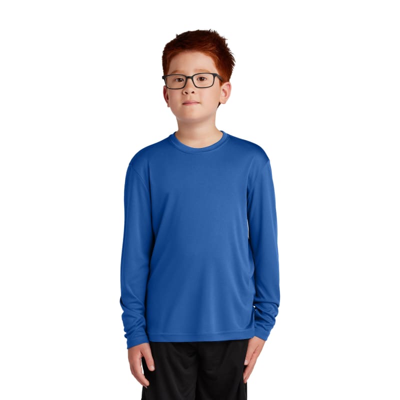 Sport-Tek Youth Long Sleeve PosiCharge Competitor Tee. 55