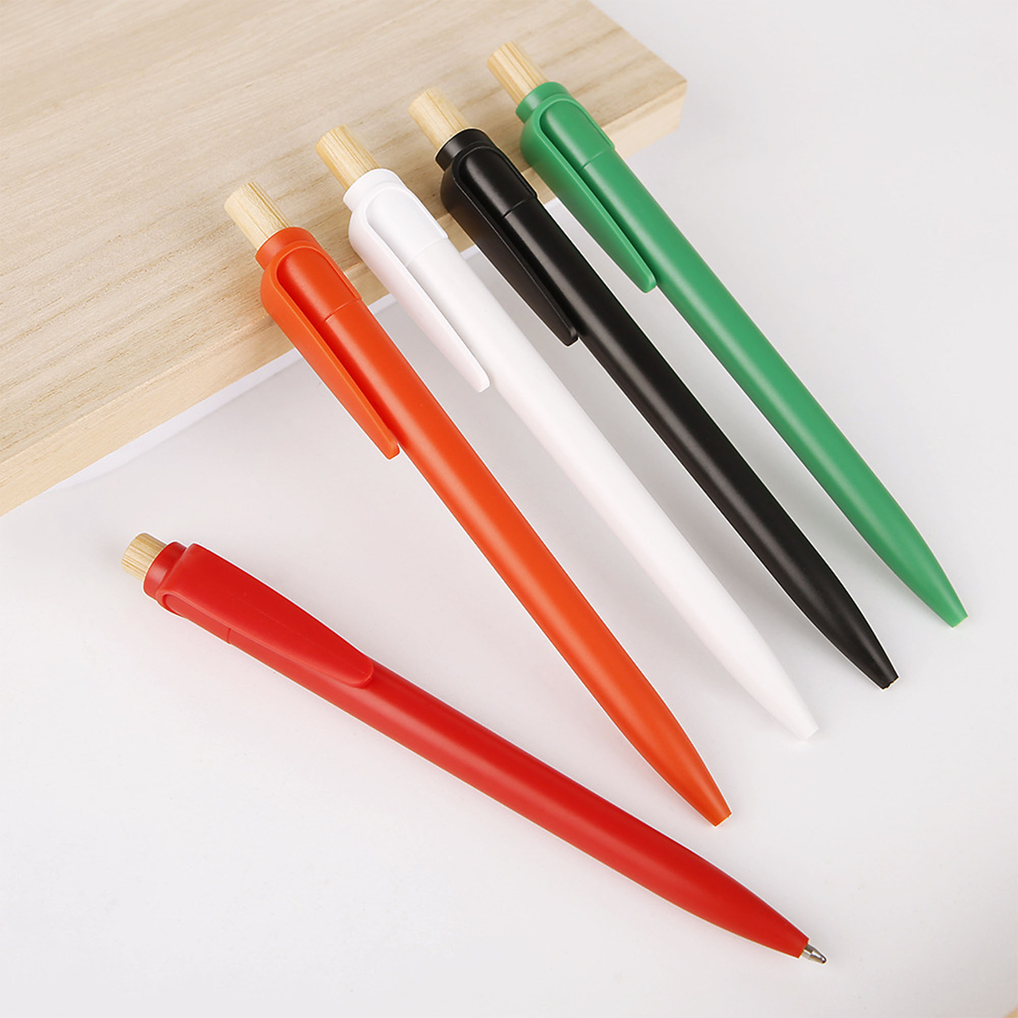 Environmentally Friendly Bamboo  Plastic Ballpoint Pen 5