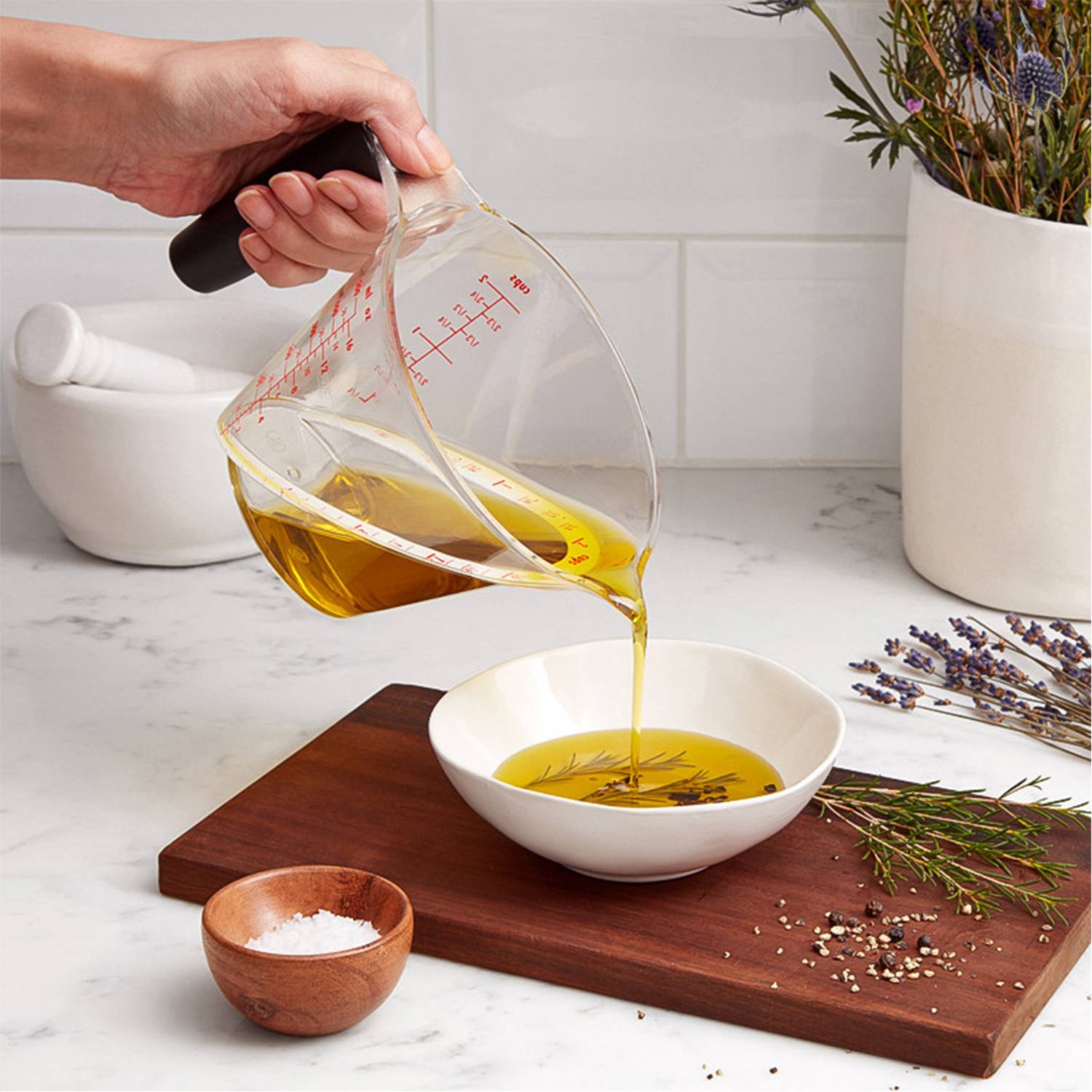 8oz Glass Measuring Cup with Ergonomic Handle 5