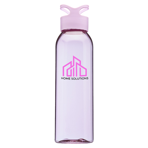 Plastic Gym Water Bottles - Carrying Loop Cap, 22 oz. 9