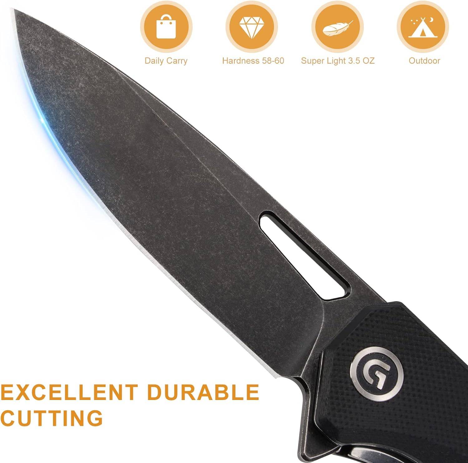 Folding knife with cover 4