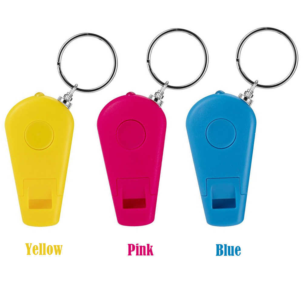 Mini LED Light With Whistles Key Chain 3