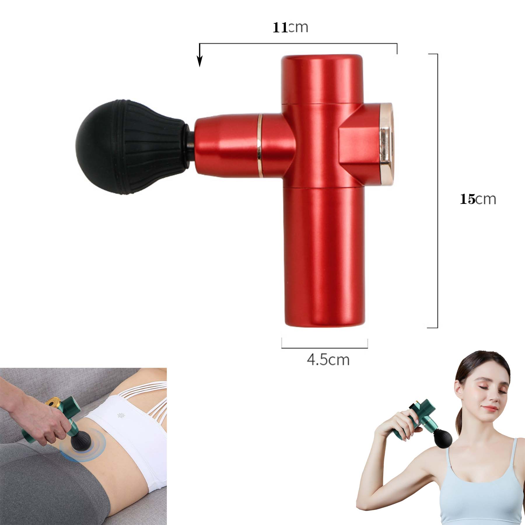 USB Power Massage Gun Ultra-QuietBrushless Motor 2