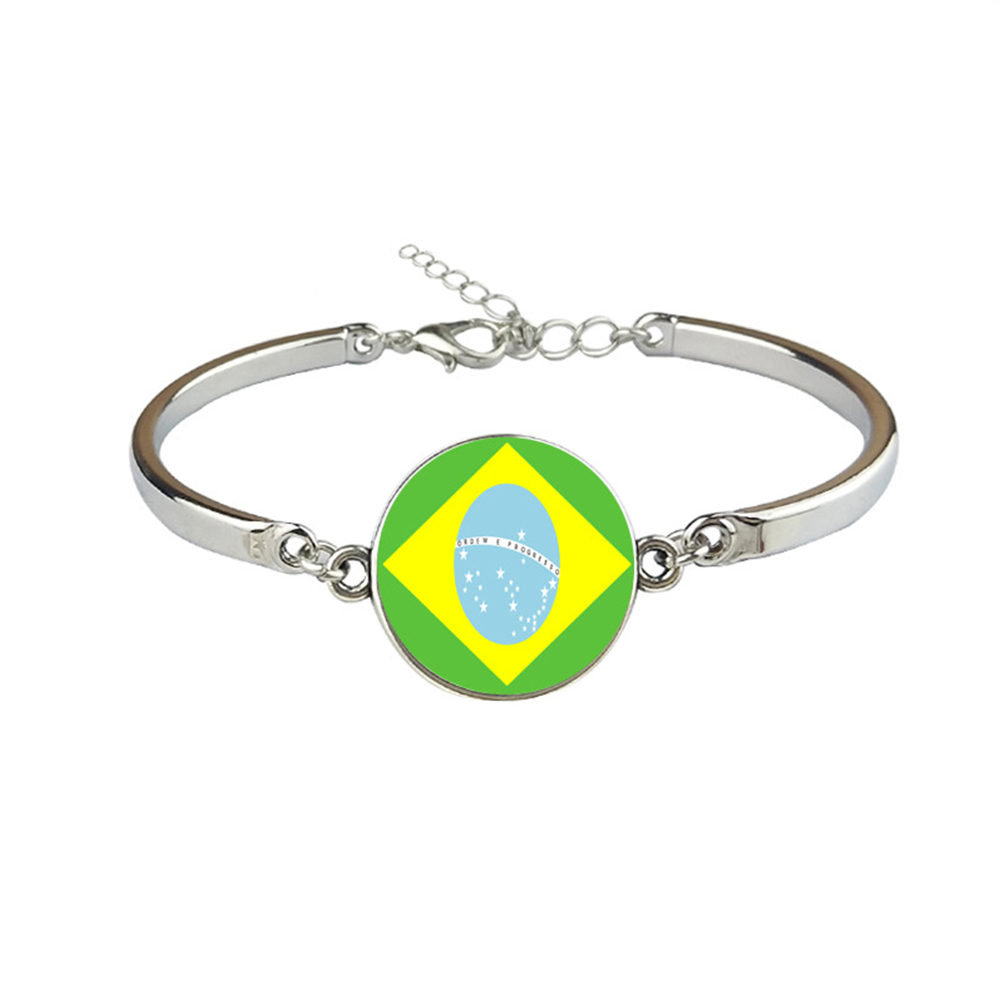Qatar World Cup National Flag Gemstone Bracelet 2