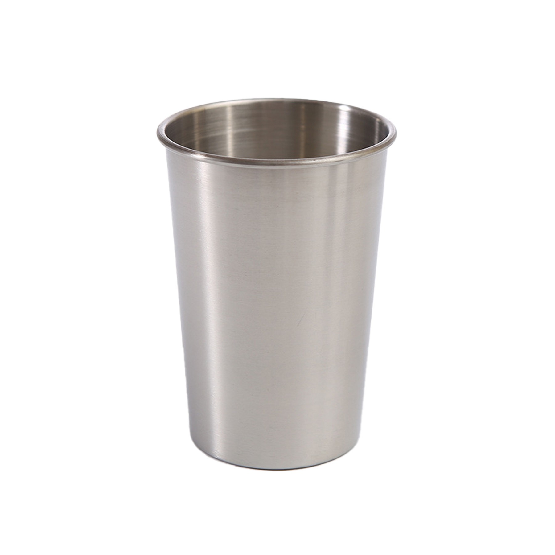 16 Oz. Single Wall Stainless Steel Tumbler Pint Cup 2