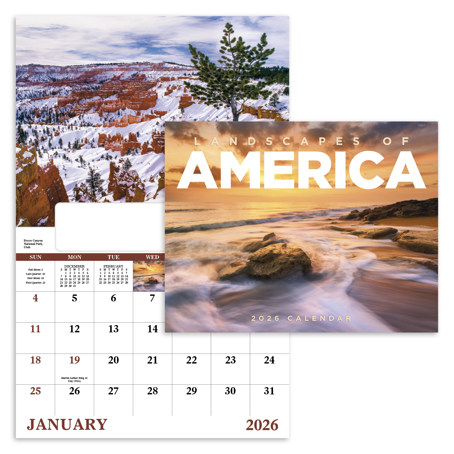 Good Value™ Landscapes of America - Window Calendar 12