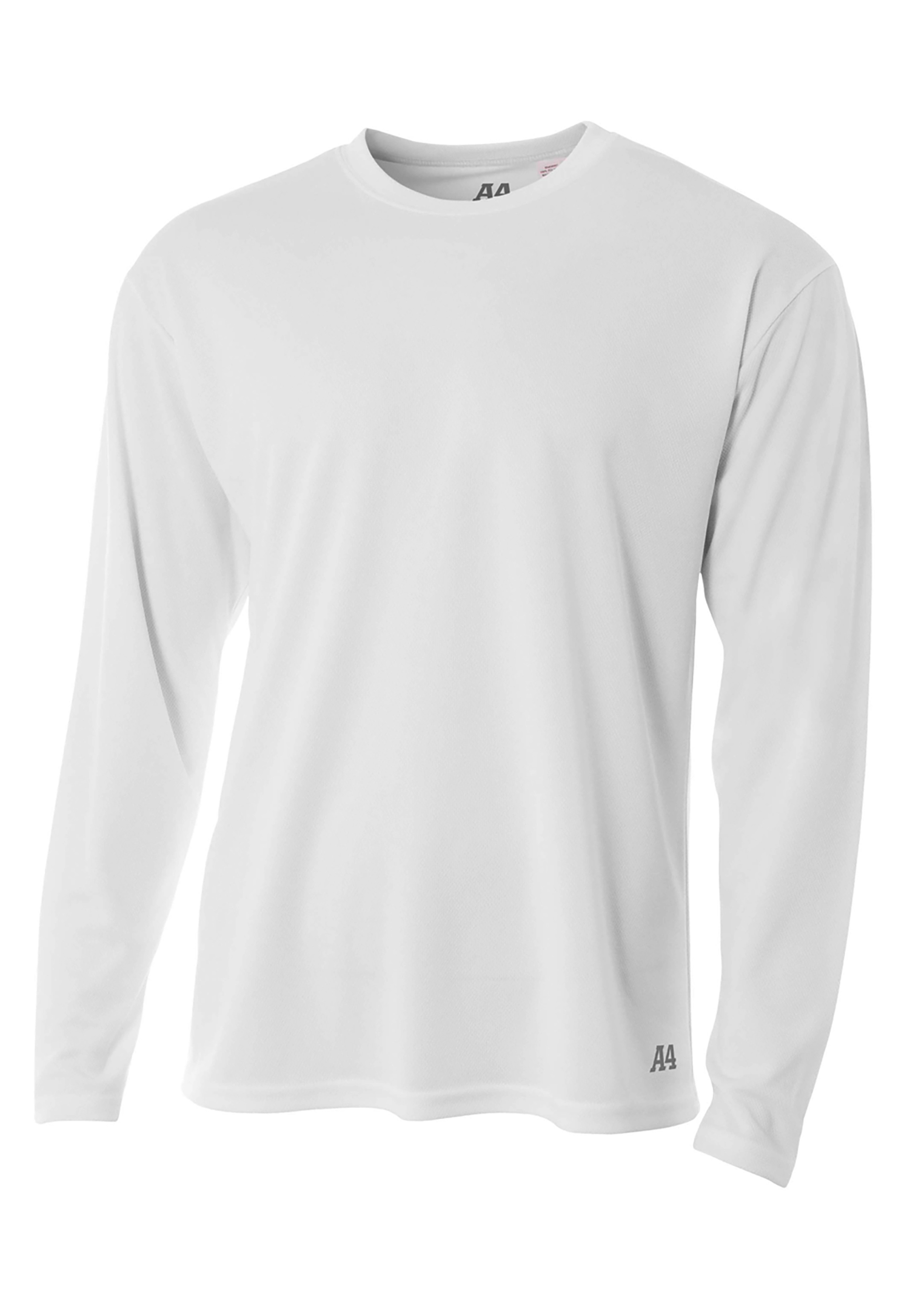 A4 Long Sleeve Birds-Eye Mesh Crew 8