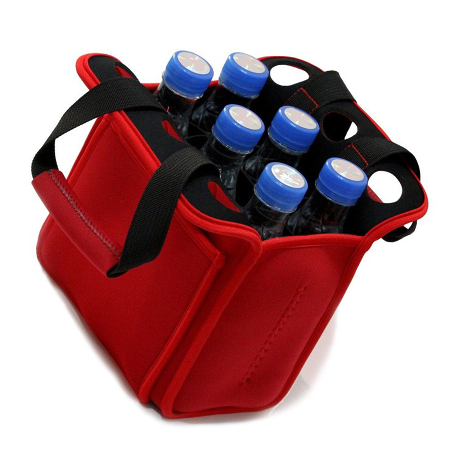Six Pack Neoprene Beverage Tote Bag 8