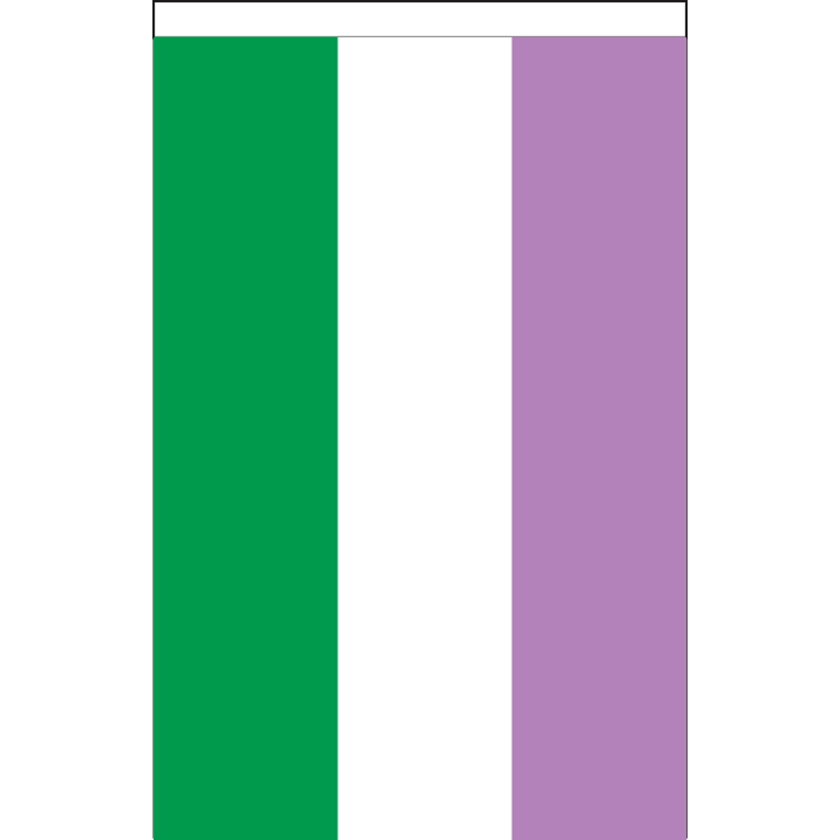 Genderqueer Deluxe Garden Flag 1
