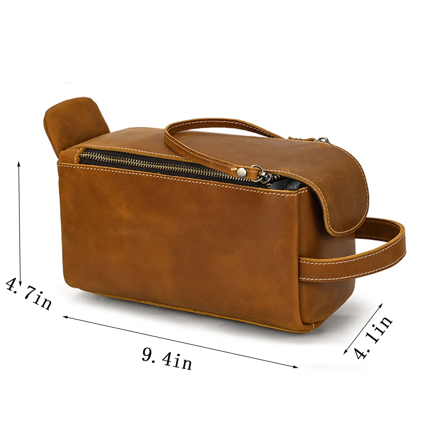 Genuine Leather Toiletry Bag 9
