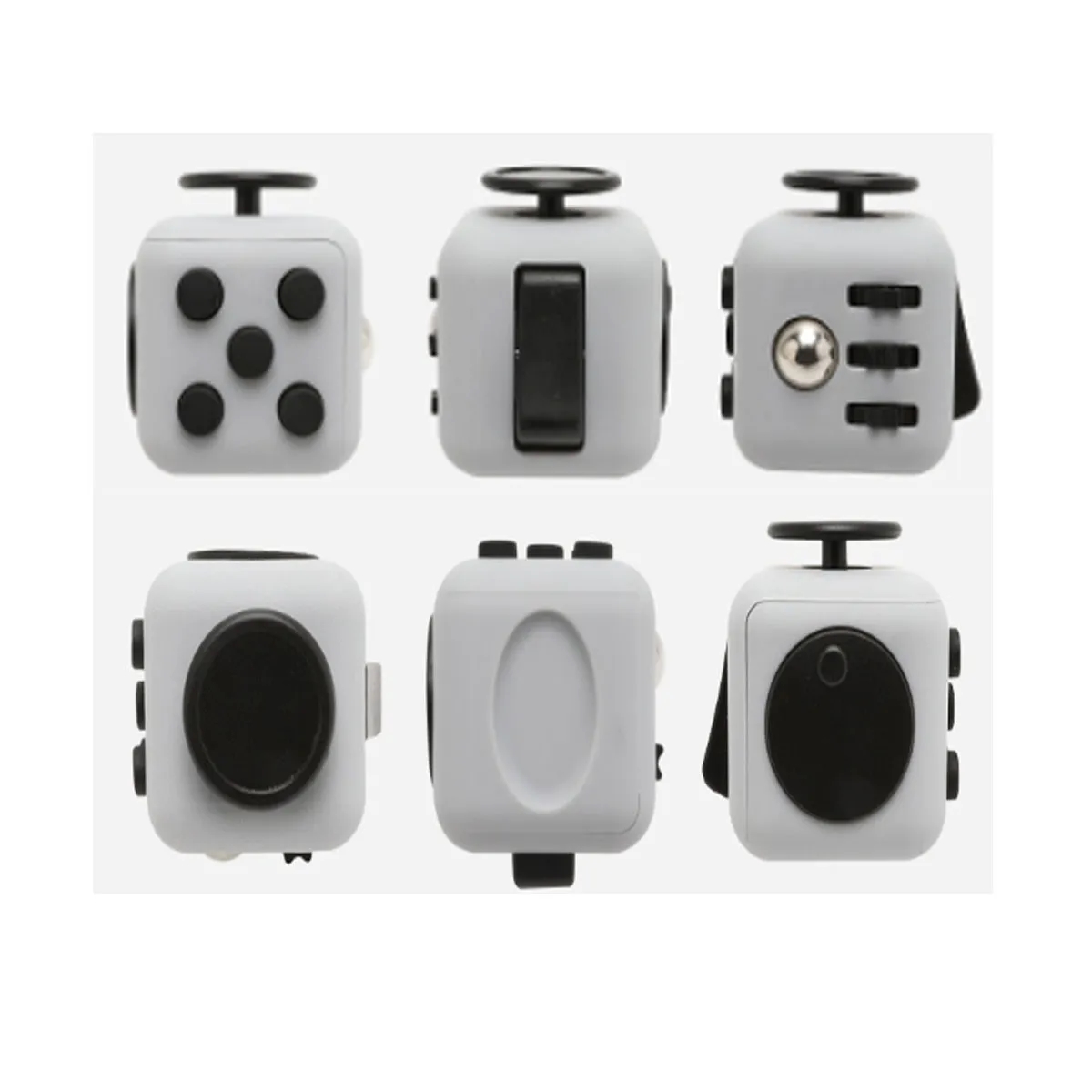 4 Pcs Portable Funny Stress Anxiety Relief Cube Toy 5