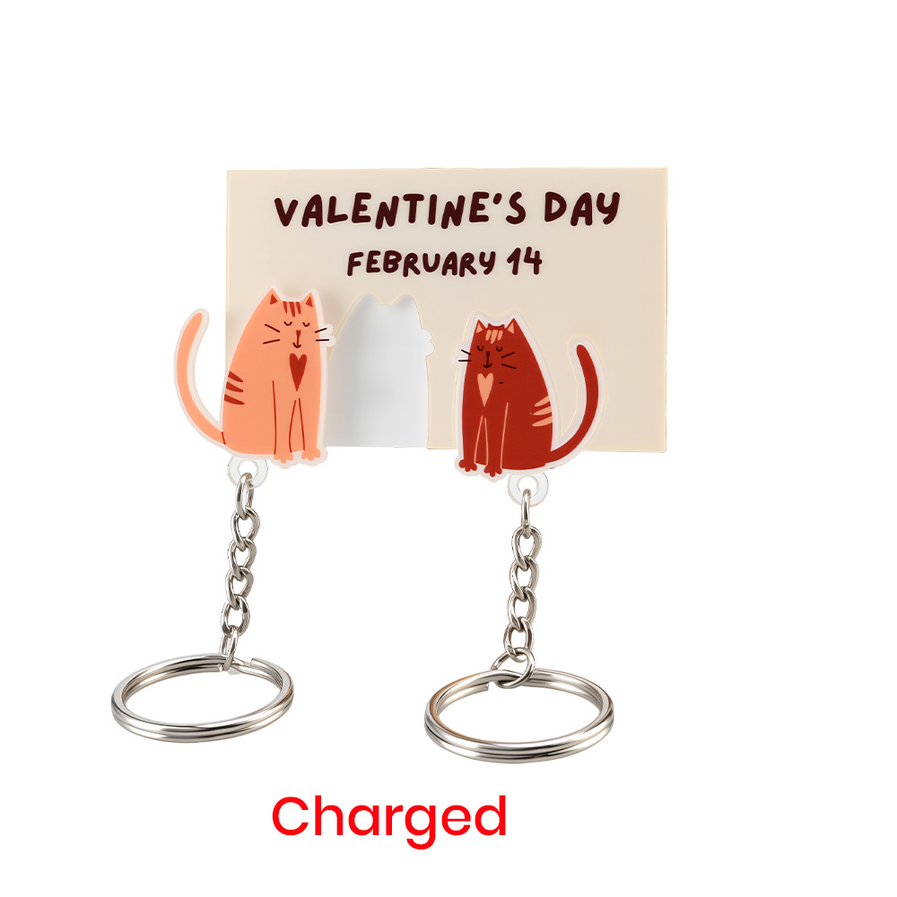 3.5" Acrylic Couples Keychains 3
