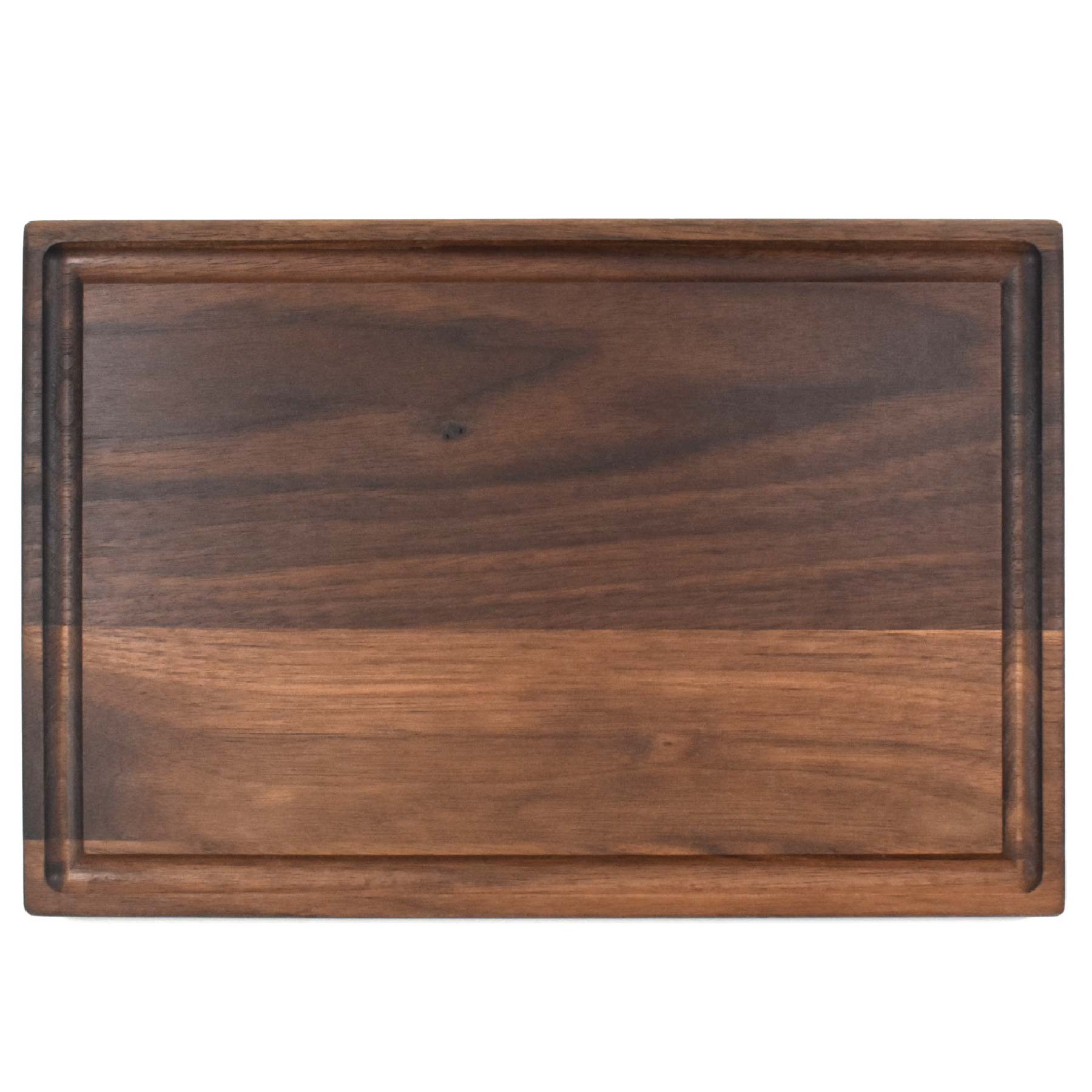 8" x 12" Walnut Rectangular Cutting Board with Juice Groove 1