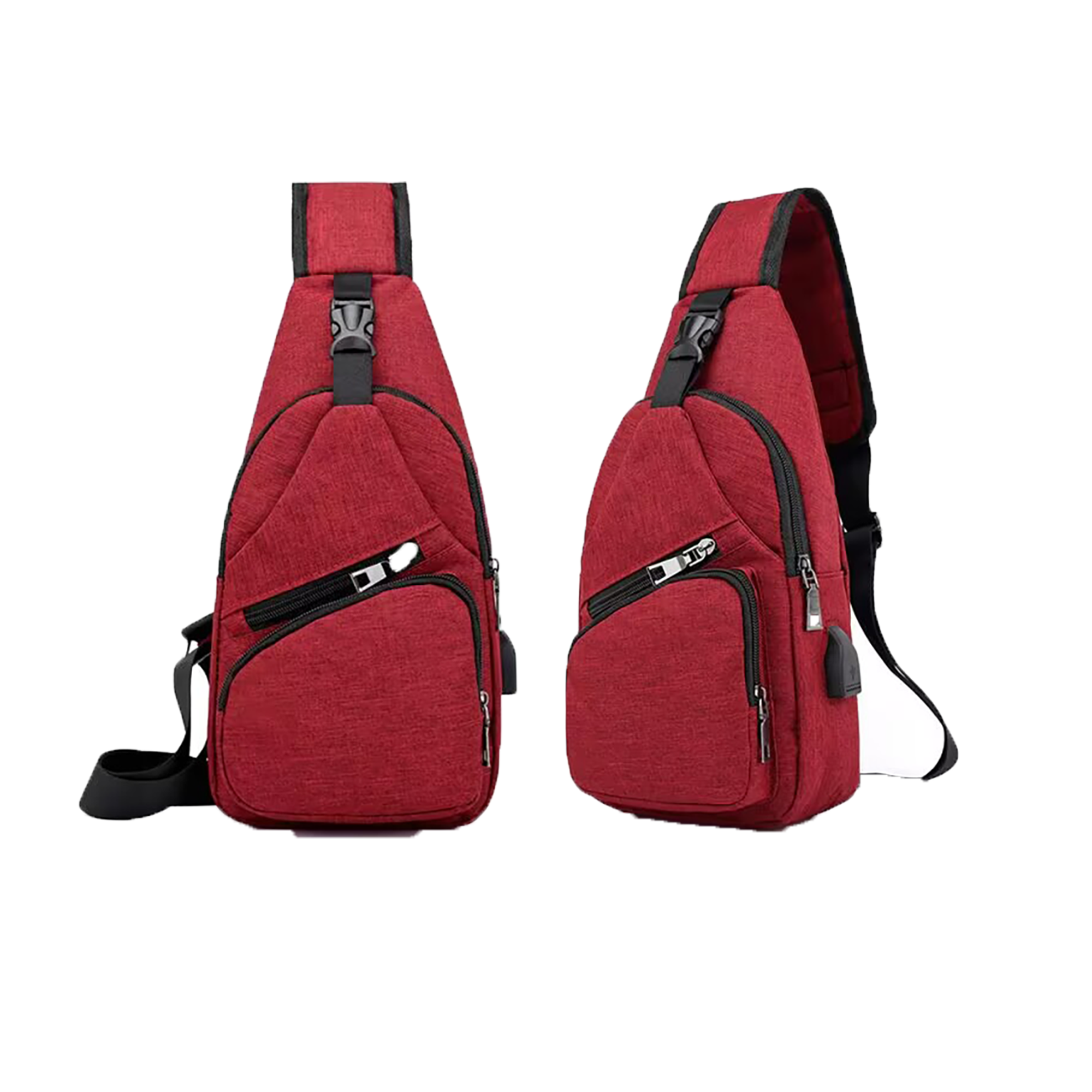 Waterproof Outing Leisure Rechargeable Chest Bag 6