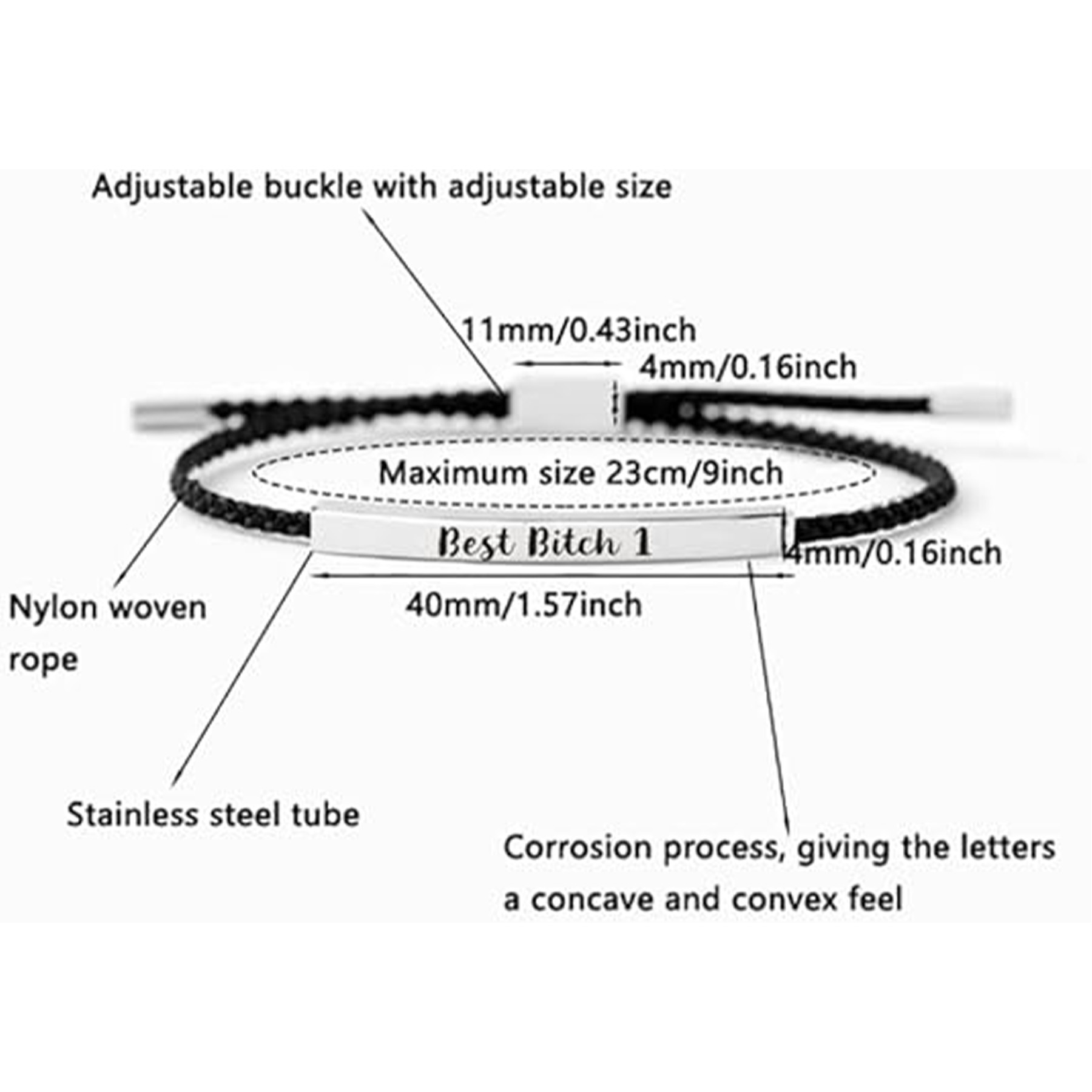 Hand Woven, Stretchable, Fashionable Tubular Bracelet 9