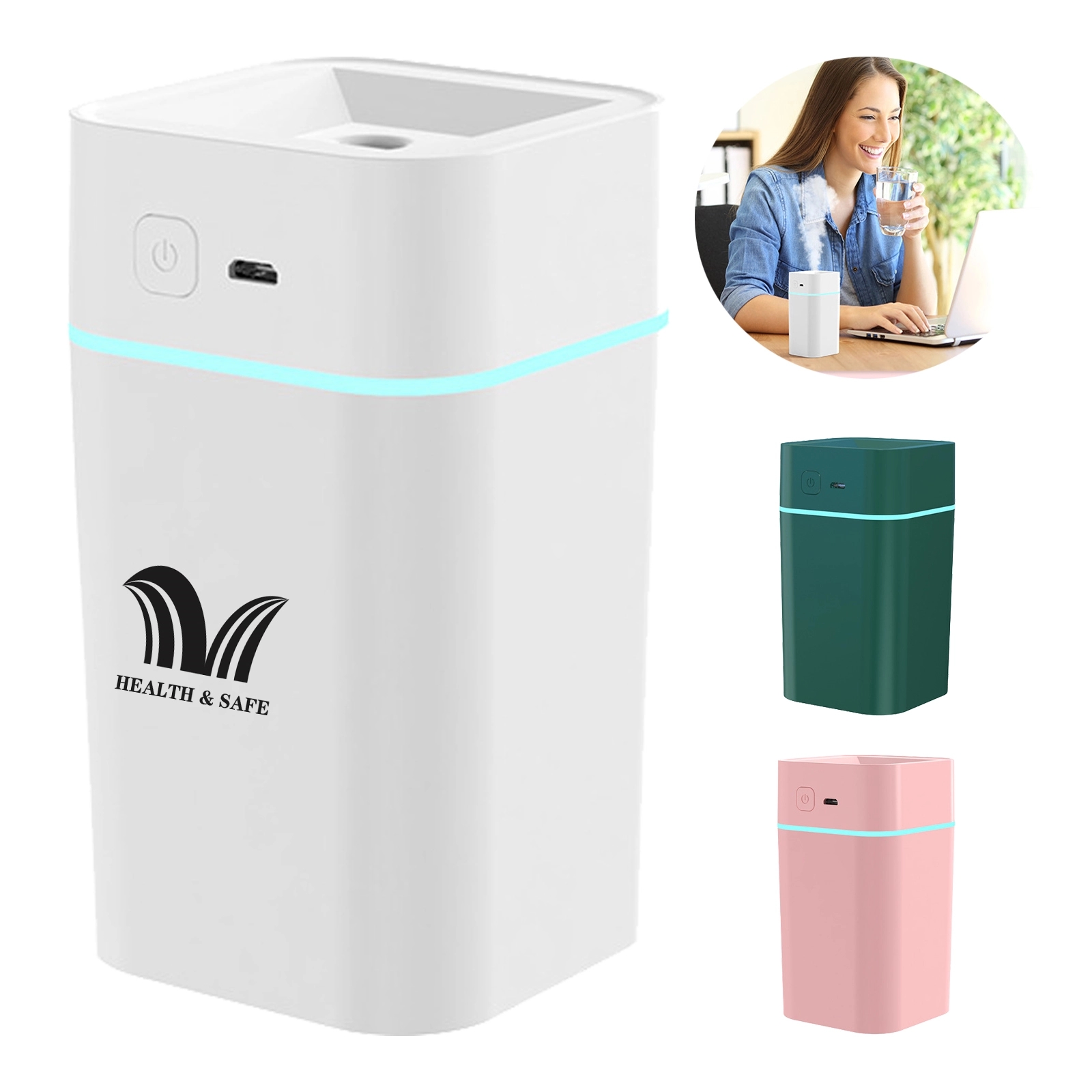 8 Oz Plastic Rechargeable Silent Humidifier 4