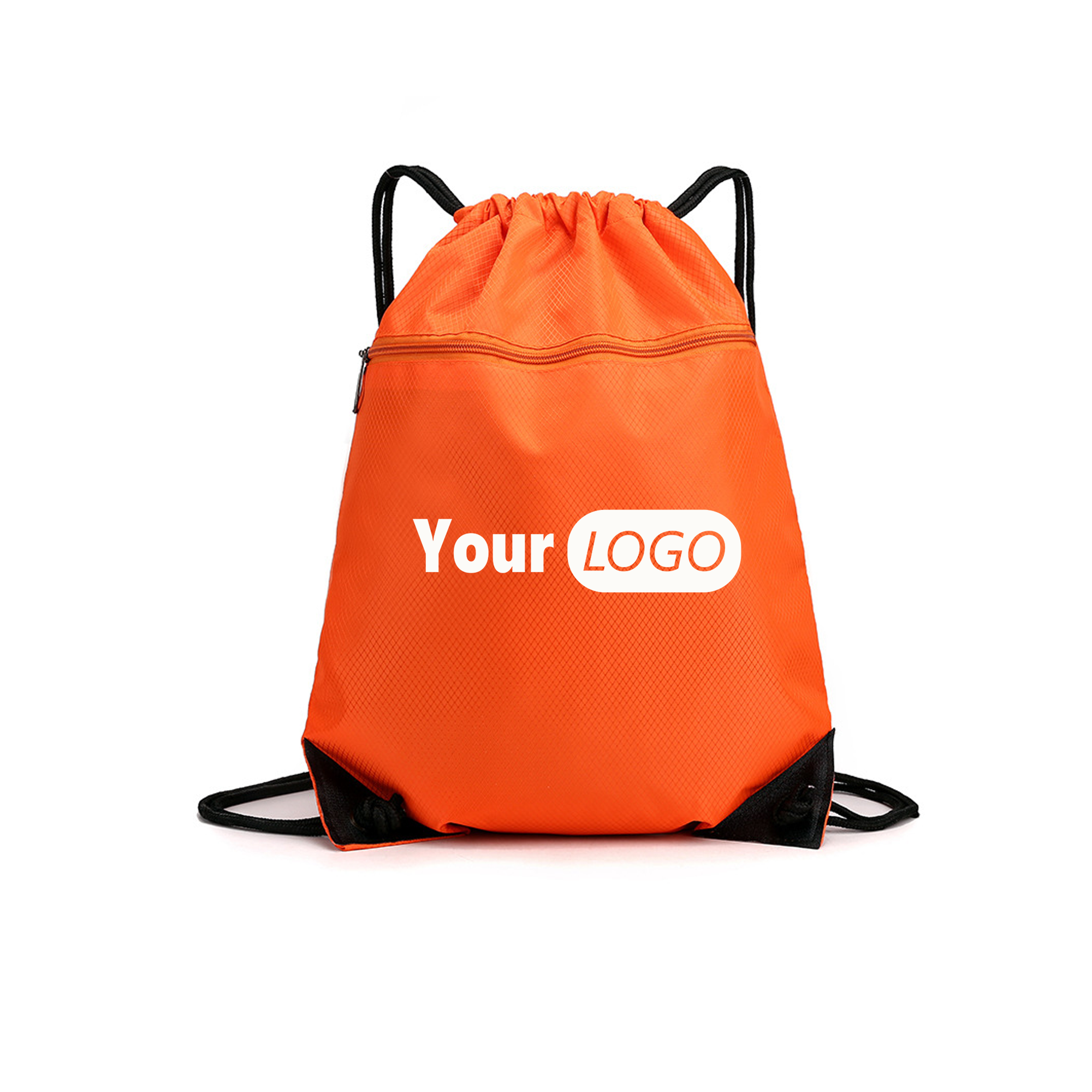 Large Zippered Cinch Pack 9