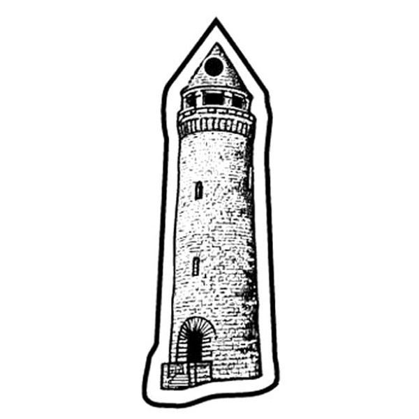 Lighthouse 2 Key Tag - Spot Color 1