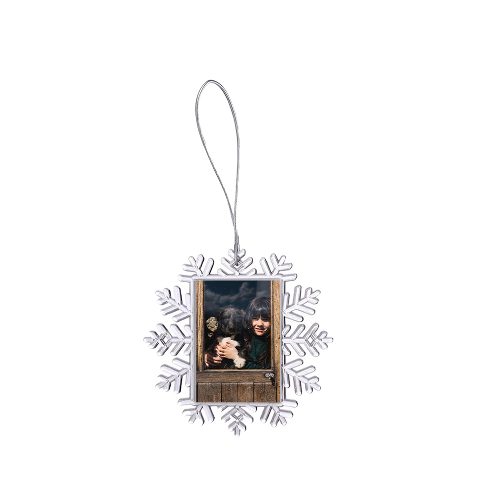 Snowflake Square Photo Frame(Small) 4