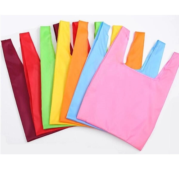 Polyester Shopping Foldable Bag With Pocket 3