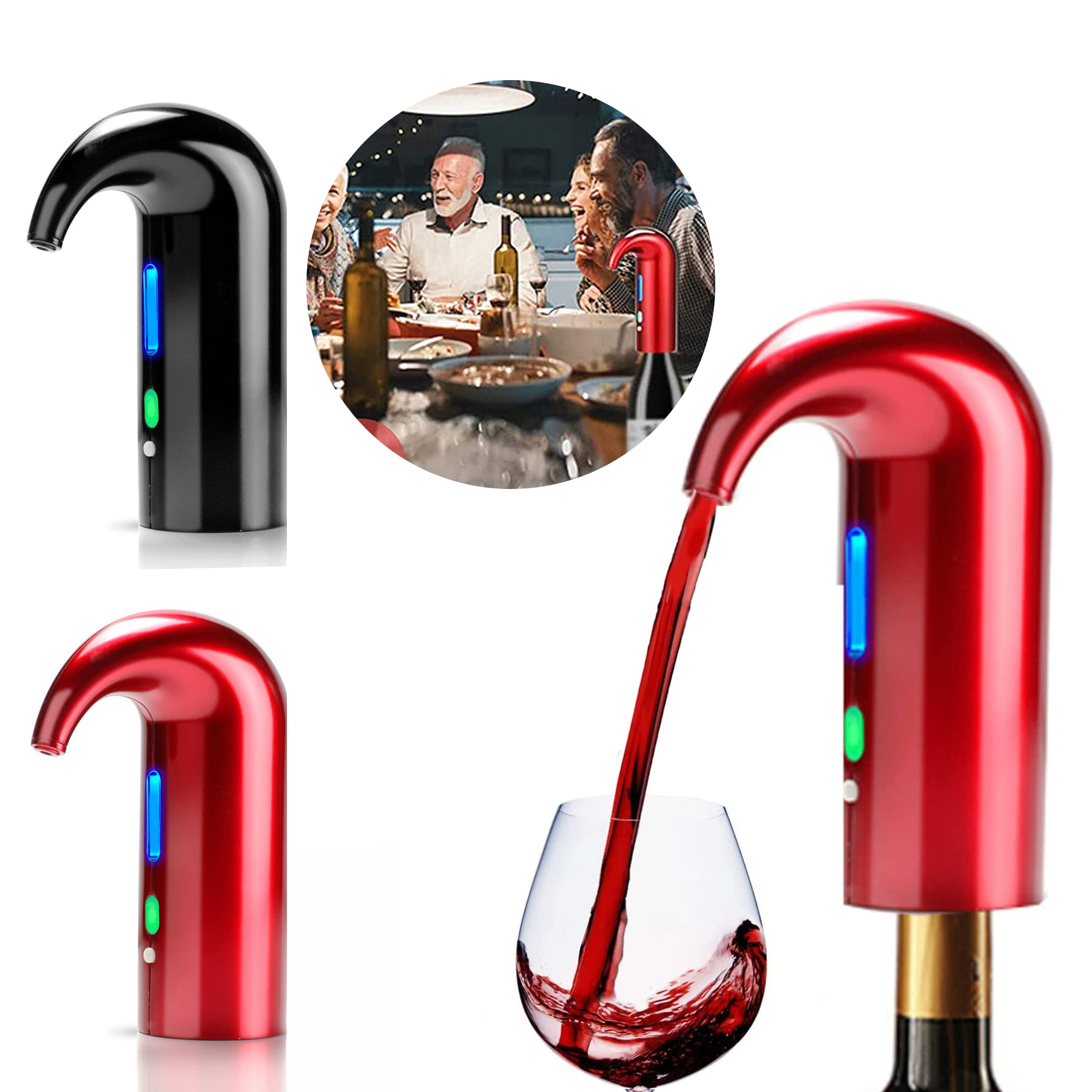 Portable Electric Wine Decanter Pourer 1