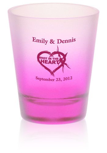 1.75 oz. Shot Glasses w Frosted Glass 13