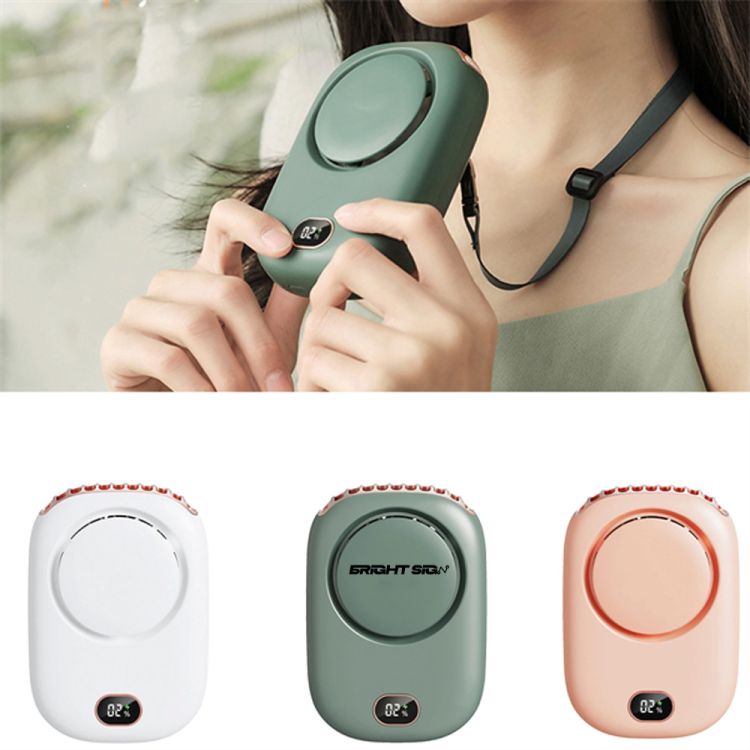 Neck-Hanging USB Desktop Fan  Dual-Use Design 1