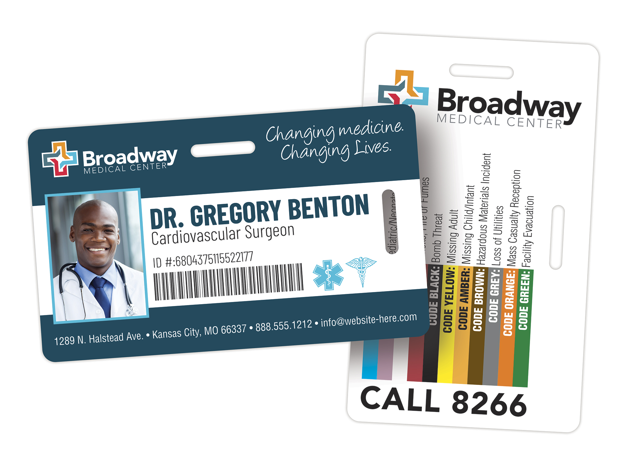 Laminated Plastic Double-Punch I.D./Wallet Card - 3.75x2.25 - 30 pt. 3