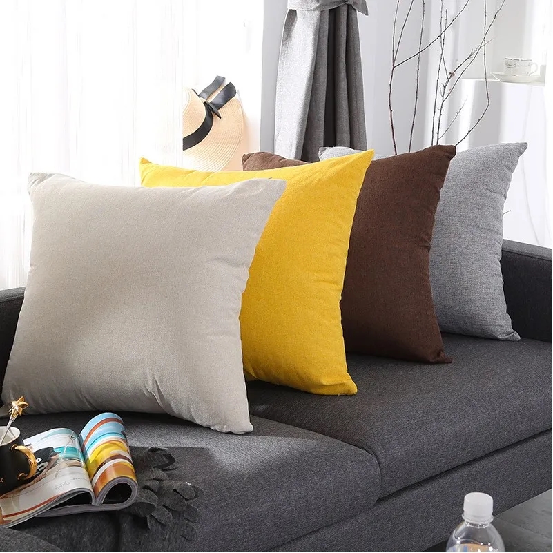 Linen Throw Pillows 1