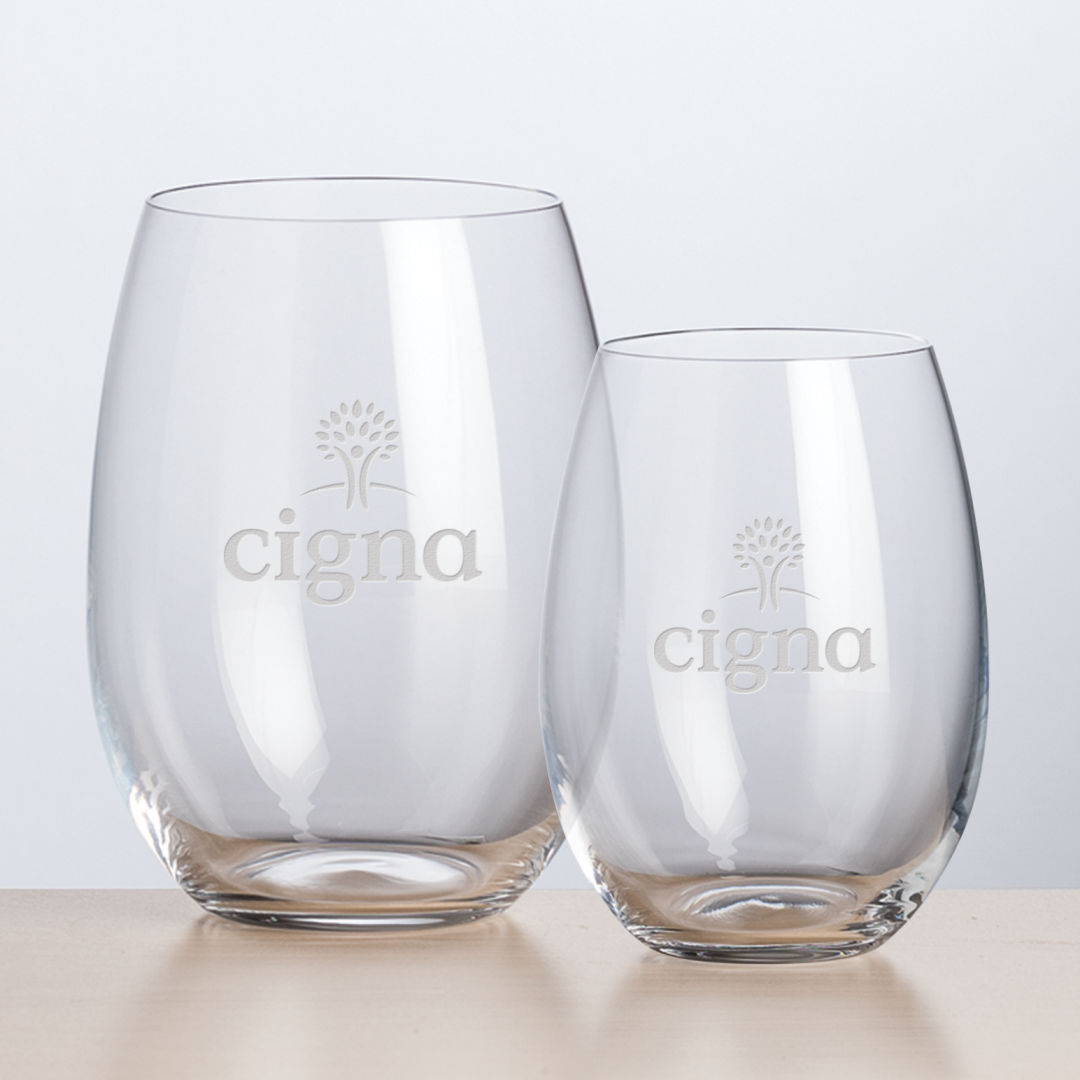 Carlita Stemless Wine - Deep Etch