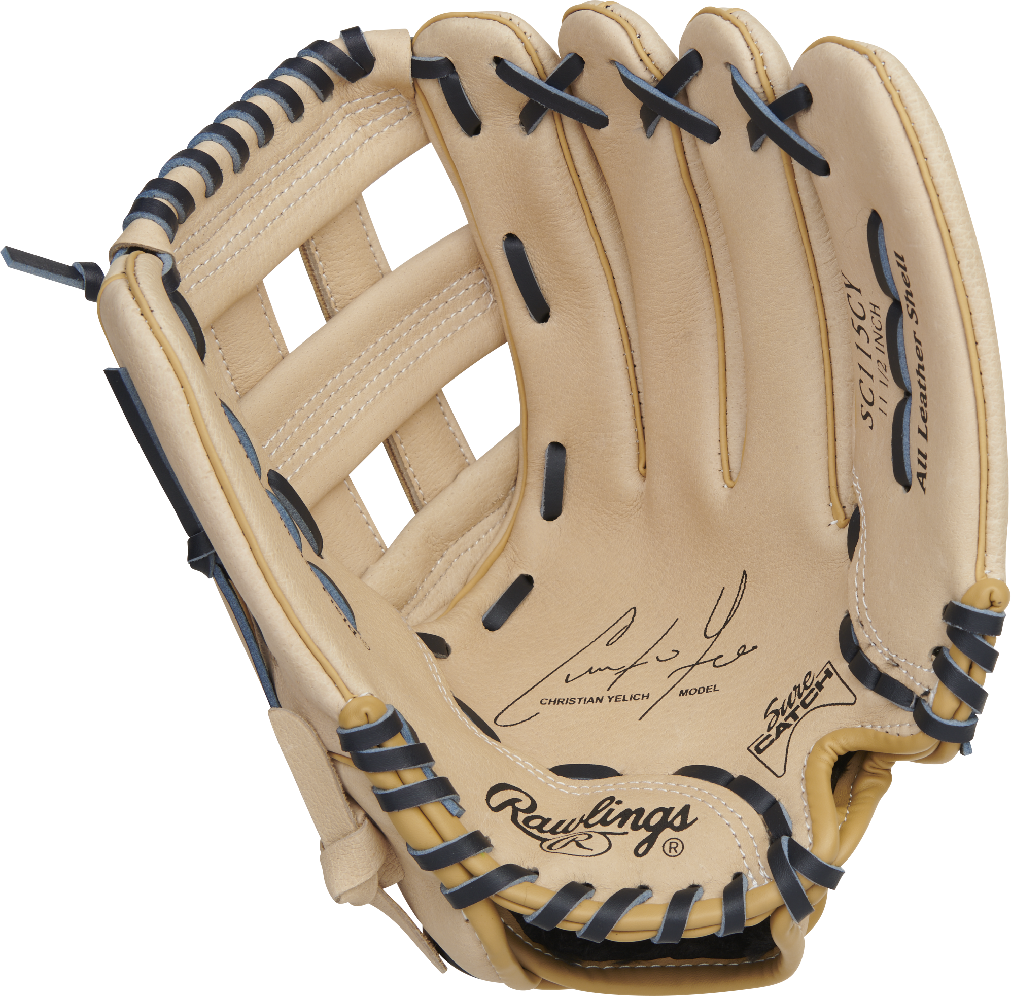 Rawlings Sure Catch 11.5 in Baseball Glove, Outfield 2