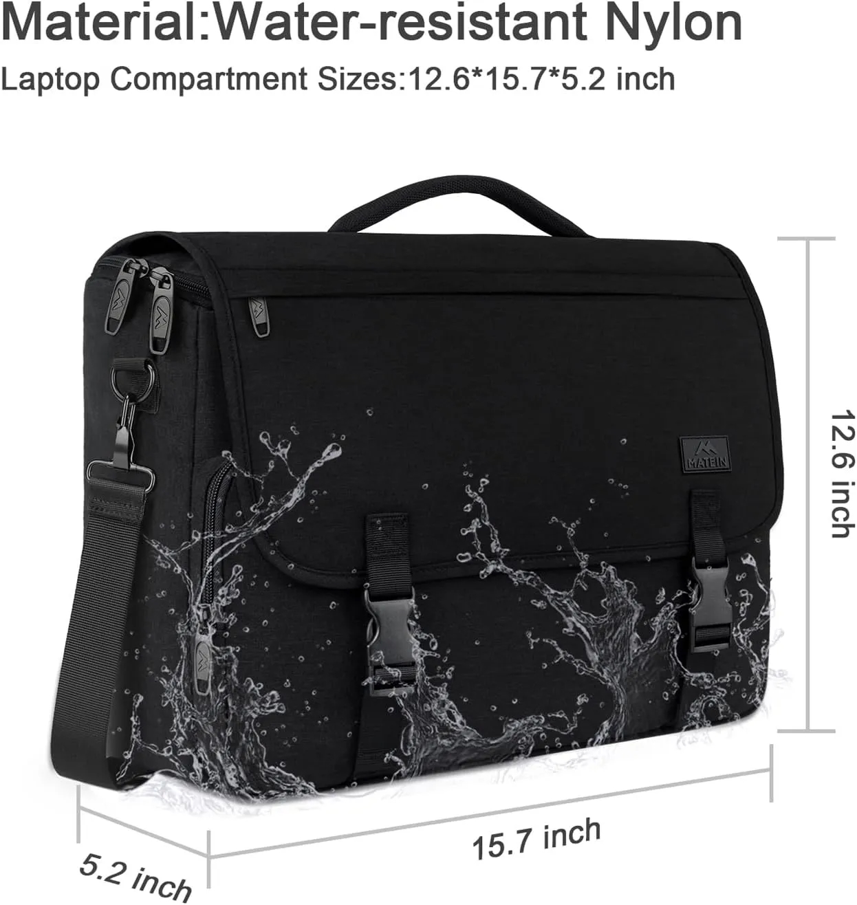 Large Capacity Nylon Briefcase 4
